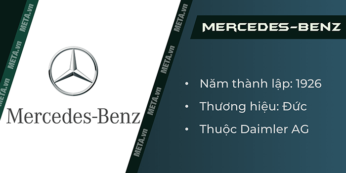 Logo thương hiệu Mercedes-Benz Logo thương hiệu Mercedes-Benz