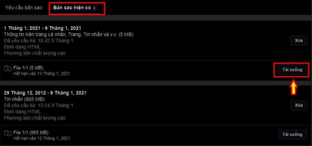 Cách khôi phục tin nhắn đã xóa trên Messenger bằng cách tải sao lưu
