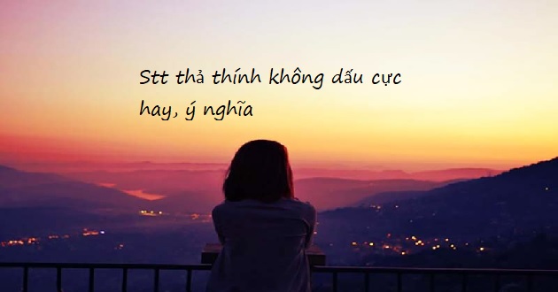 Cap thả thính không dấu ý nghĩa