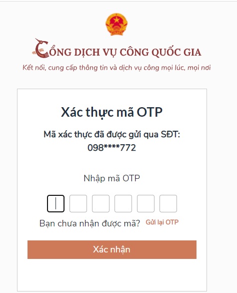 Cách đăng ký Cổng Dịch vụ công Quốc gia