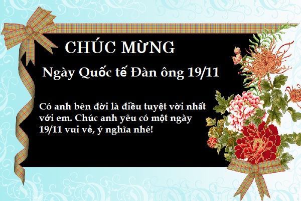 hình ảnh chúc mừng Ngày Quốc tế Đàn ông