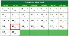 Ngày 23/11 là ngày gì? 23 tháng 11 là cung gì?