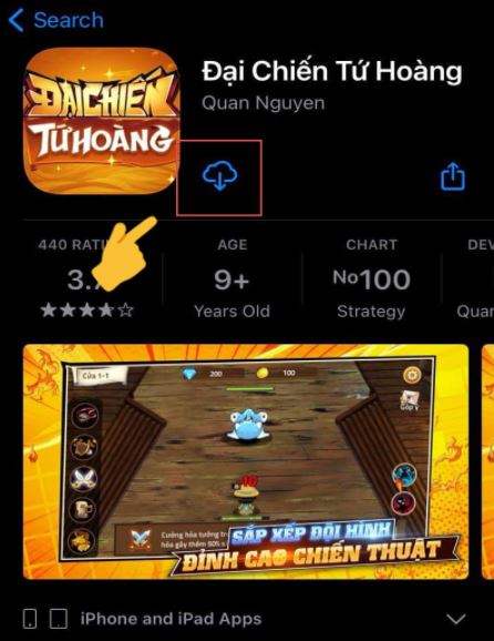 Cách tải game Huyền thoại hải tặc trên iOS