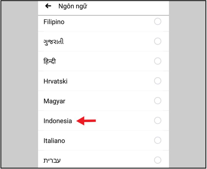 Cách đổi tên Facebook 1 chữ trên điện thoại Android