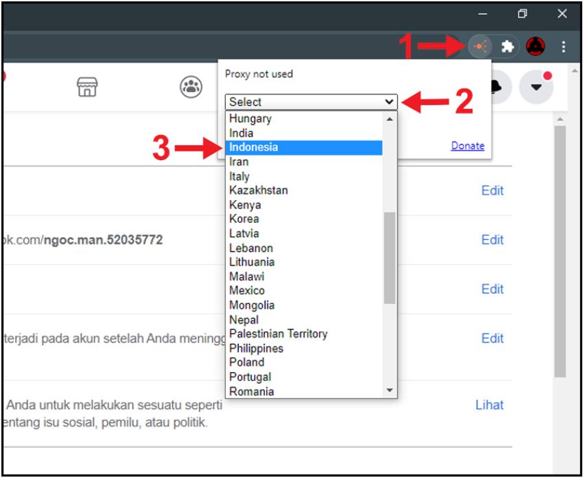 Cách đổi tên Facebook 1 chữ trên máy tính