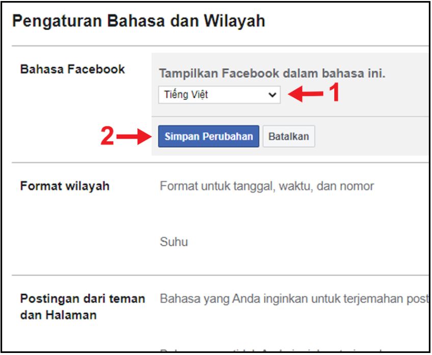 Cách đổi tên Facebook 1 chữ trên máy tính
