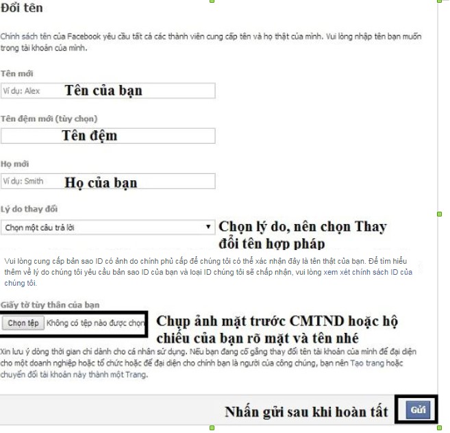 Cách đổi tên Facebook khi chưa đủ 60 ngày trên điện thoại, máy tính