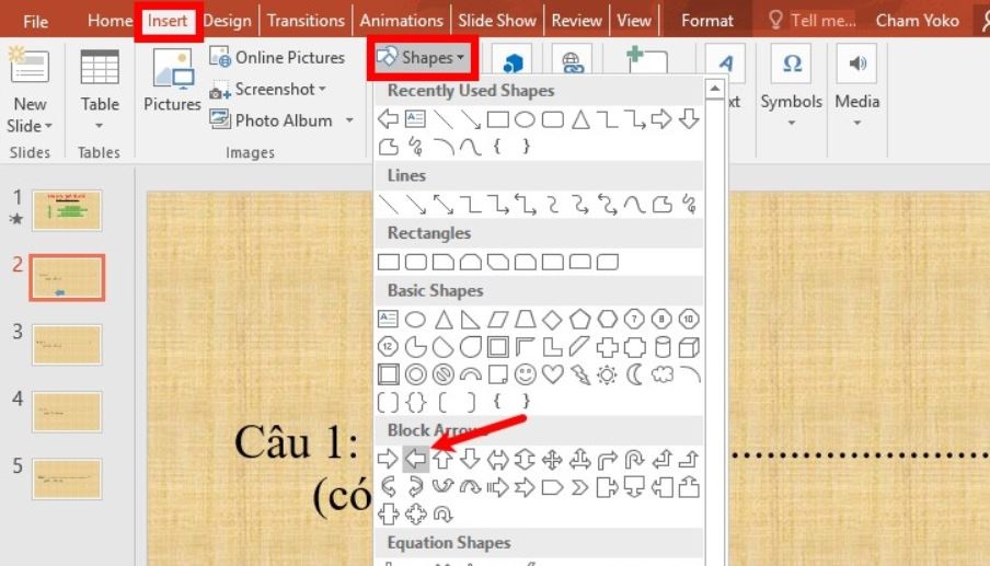 Cách làm, tạo trò chơi ô chữ trên PowerPoint đơn giản