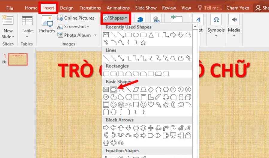 Cách làm, tạo trò chơi ô chữ trên PowerPoint đơn giản