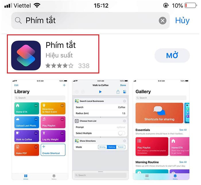 Tải ứng dụng Phím tắt về điện thoại Tải ứng dụng Phím tắt về điện thoại