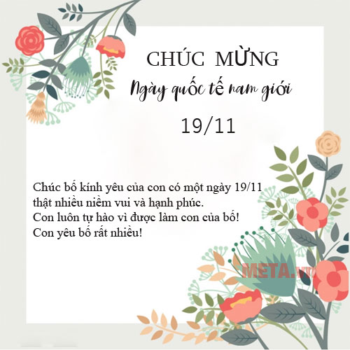 hình ảnh chúc mừng Ngày Quốc tế Đàn ông