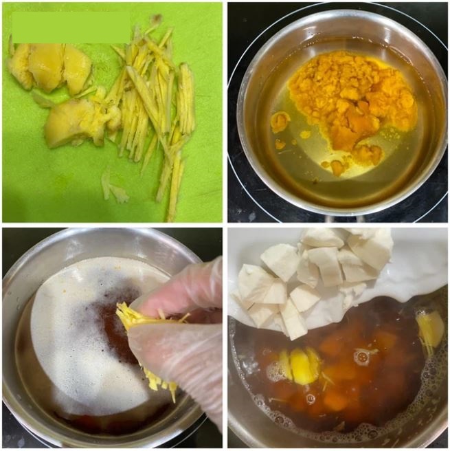 Cách nấu chè sắn dẻo mochi nóng ngon tại nhà