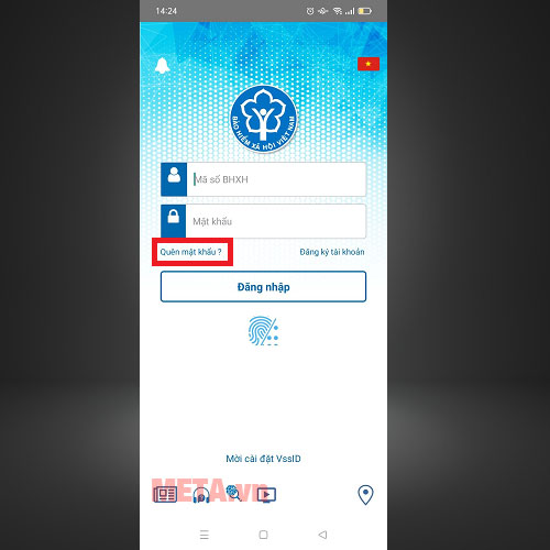 Cách lấy lại mật khẩu Bảo hiểm xã hội VssID khi quên
