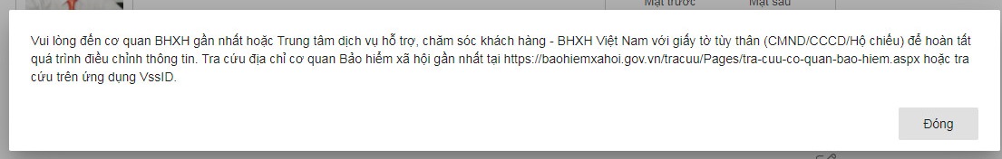Cách lấy lại tờ khai VssID khi đã đăng ký xong