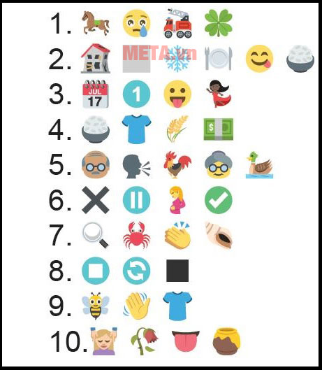 Thử tài đoán ca dao tục ngữ qua emoji icon Thử tài đoán ca dao tục ngữ qua emoji icon