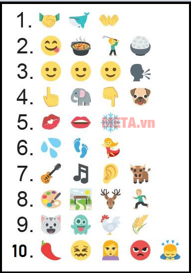 Thử tài đoán ca dao tục ngữ qua emoji icon Thử tài đoán ca dao tục ngữ qua emoji icon
