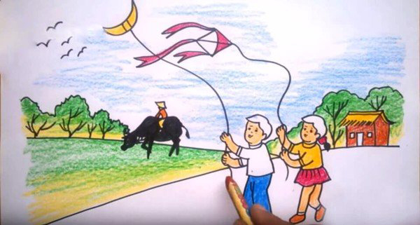 Tô màu bức tranh thiên nhiên lớp 8 Tô màu bức tranh thiên nhiên lớp 8