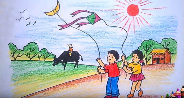 Phác thảo thêm bức tranh thiên nhiên lớp 8 Phác thảo thêm bức tranh thiên nhiên lớp 8