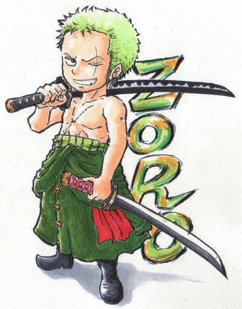 Hình ảnh zoro ngầu 3D 4