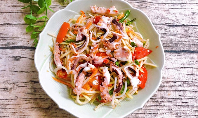 Gỏi xoài bạch tuộc Gỏi xoài bạch tuộc