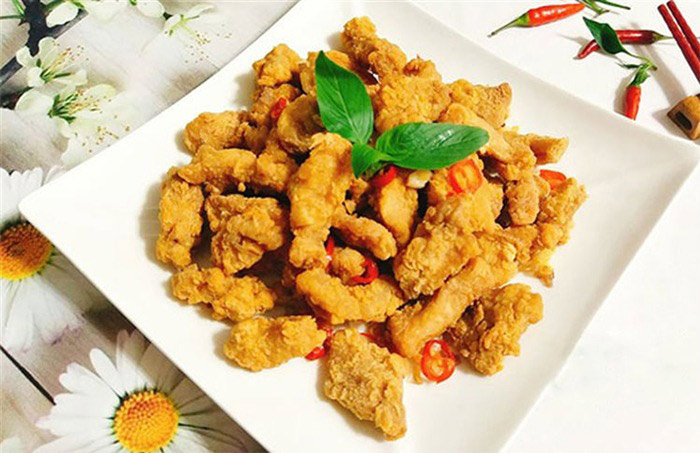 Thịt heo chiên xóc tỏi Thịt heo chiên xóc tỏi