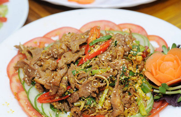 Thịt heo xào sả ớt Thịt heo xào sả ớt