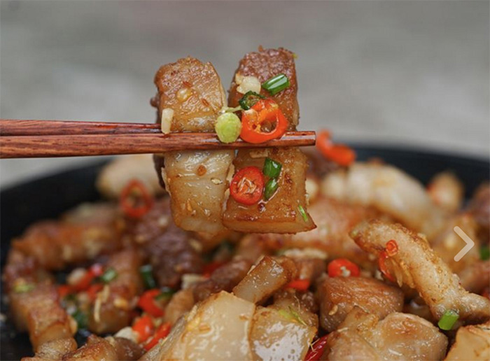 Thịt heo rang muối ớt Thịt heo rang muối ớt