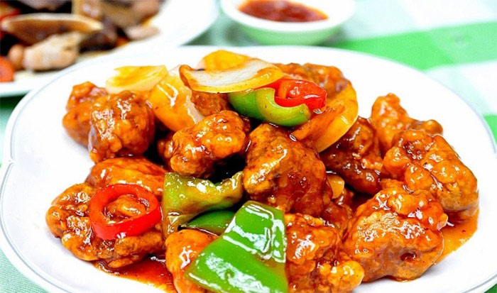 Thịt heo xào chua ngọt Thịt heo xào chua ngọt
