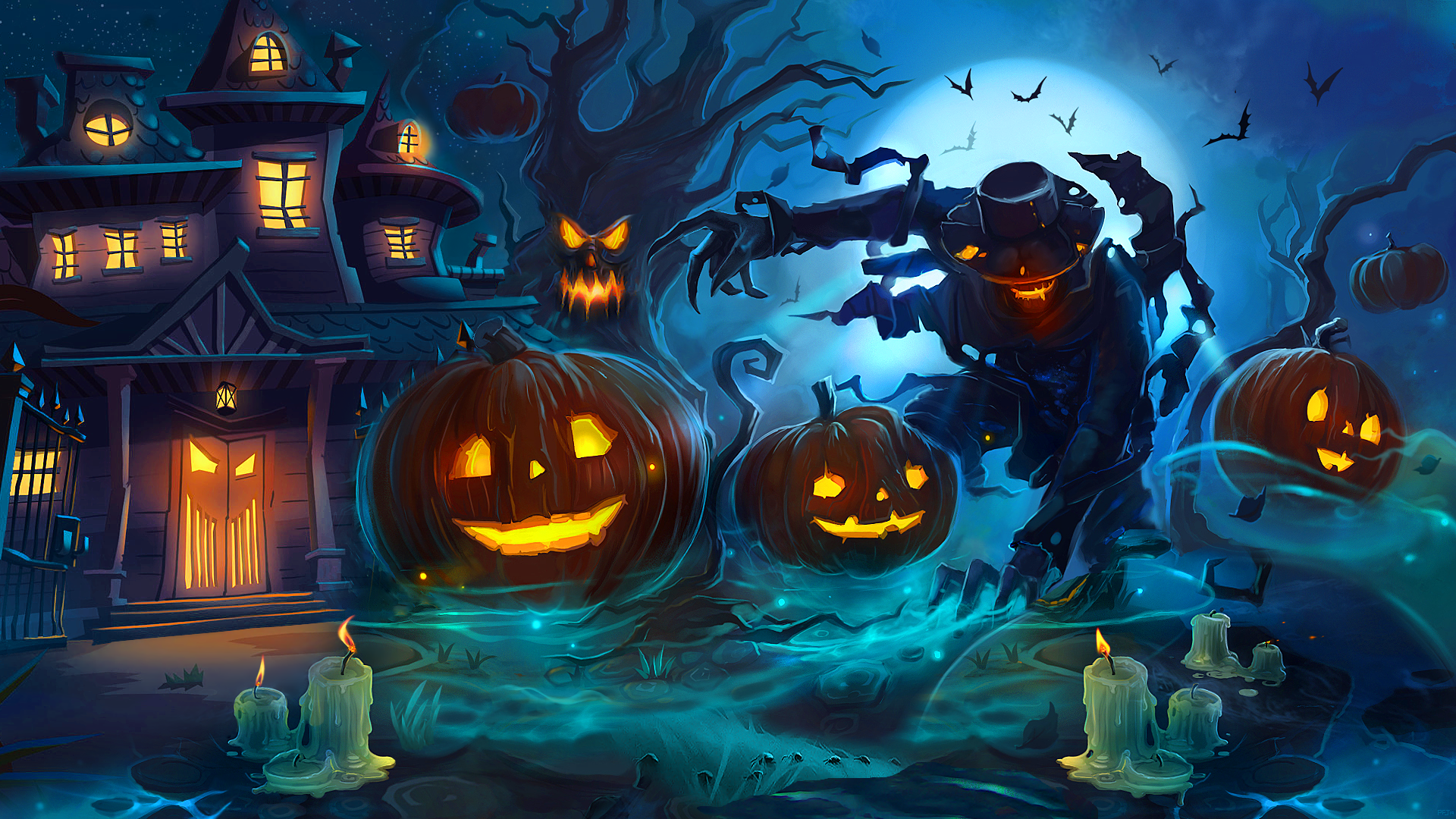 Halloween background Halloween background