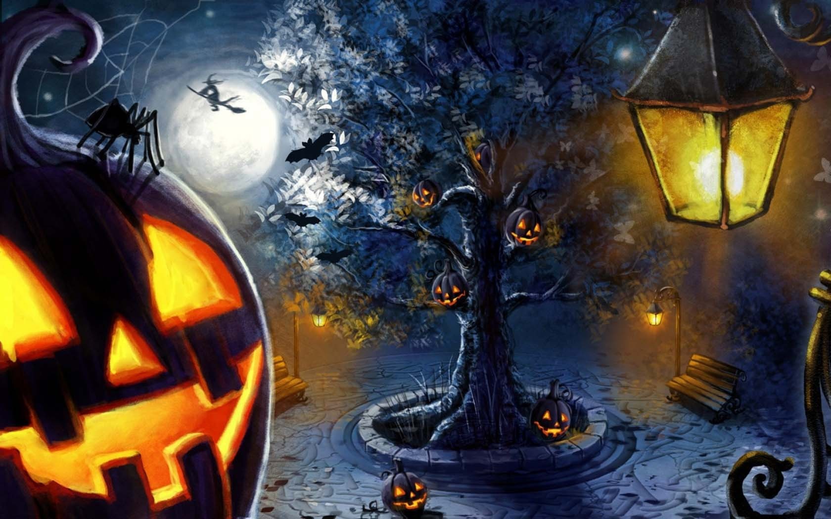 Hình nền Halloween cho máy tính
