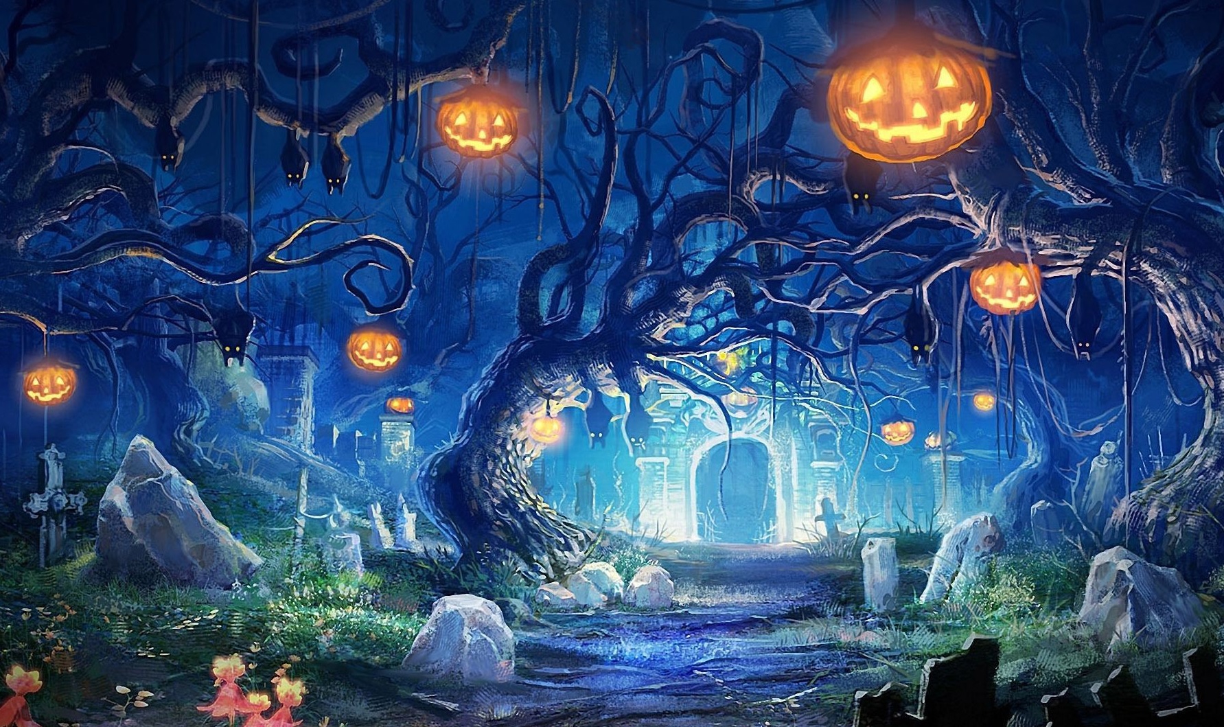 Hình nền Halloween cho máy tính