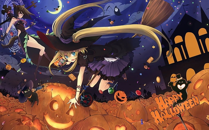 Hình nền anime Halloween