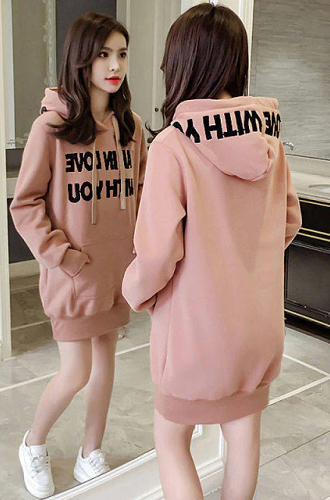 Áo hoodie dáng dài Áo hoodie dáng dài