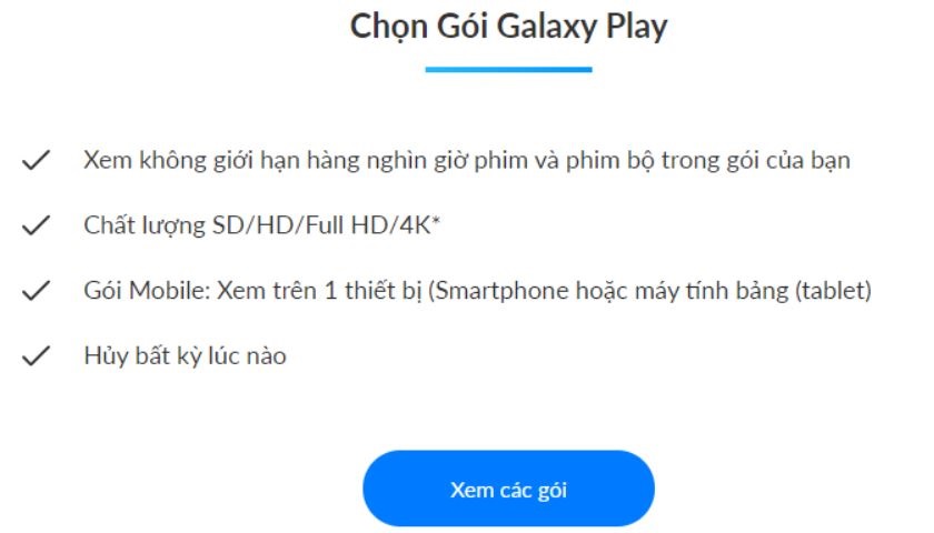 Cách đăng ký Galaxy Play trên điện thoại
