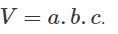 Thể tích khối hộp chữ nhật