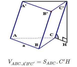 Thể tích khối lăng trụ