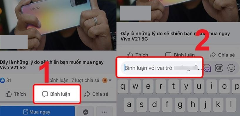 Làm sao để người khác không thấy mình like 1 fanpage và comment trên fanpage đó trên điện thoại?