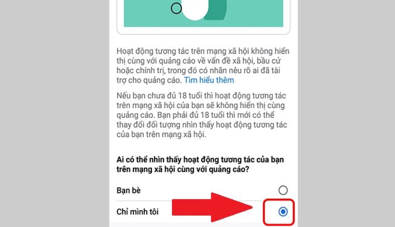 Làm sao để người khác không thấy mình like 1 fanpage và comment trên fanpage đó trên điện thoại?