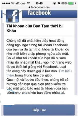 Cách mở tài khoản Facebook bị khóa tạm thời