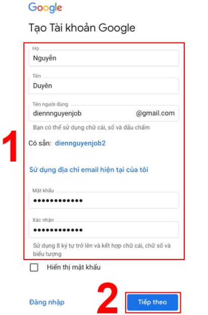 Cách tạo tài khoản Gmail trên điện thoại iPhone