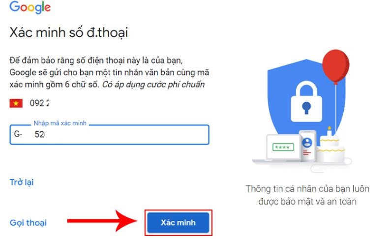 Cách tạo lập, đăng ký tài khoản Gmail mới trên máy tính