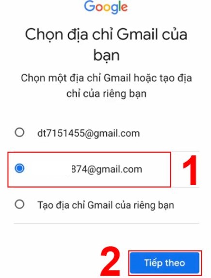 Cách tạo tài khoản Gmail trên điện thoại Android
