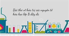 Bài thơ về hóa trị các nguyên tố hóa học lớp 8 đầy đủ
