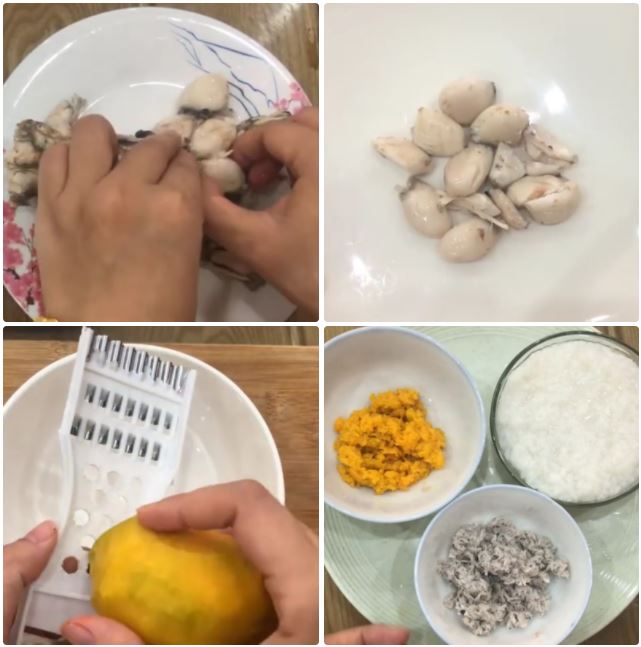 Cách nấu cháo ếch cho bé 8 tháng