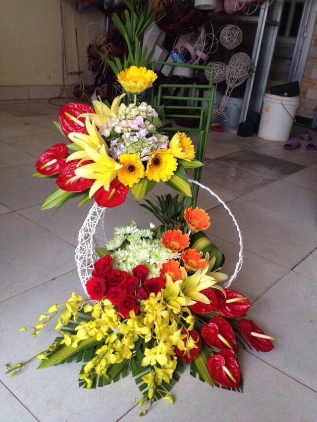 mẫu cắm hoa 20/10 đẹp mẫu cắm hoa 20/10 đẹp
