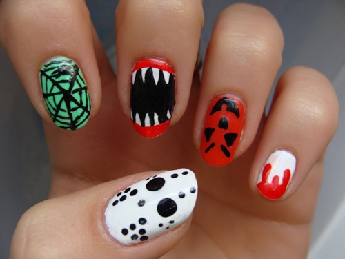 Mẫu nail Halloween đẹp