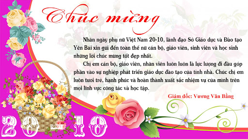 Hình ảnh thư chúc mừng 20-10 2 Hình ảnh thư chúc mừng 20-10 2