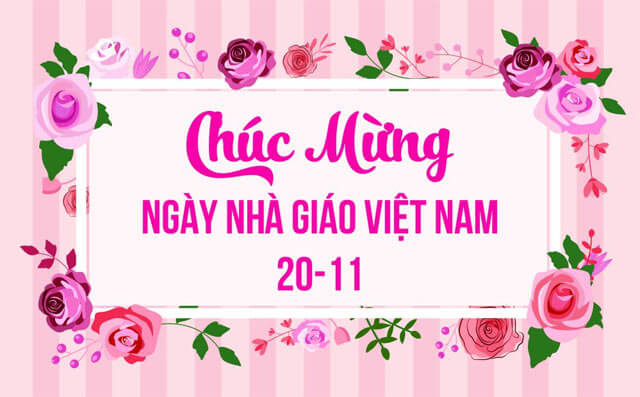 Mẫu background ngày 20/11 1