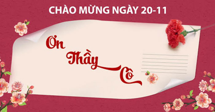 Mẫu background ngày 20/11 12