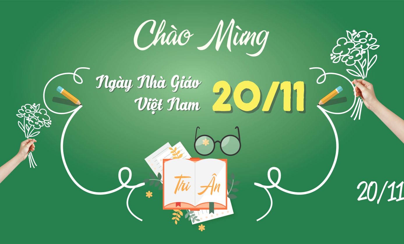 Mẫu background ngày 20/11 15
